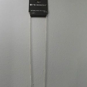 Sterling silver necklace